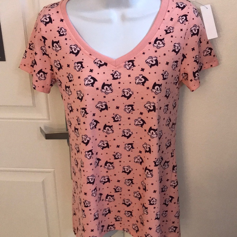 - NWOT Felix the cat pink LuLaRoe tip in’s Xxs